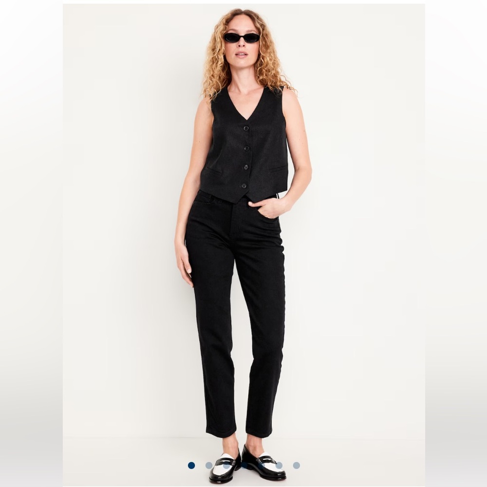 NWT old navy high-waisted OG straight ankle jeans